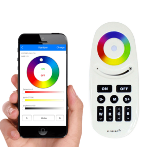 Luxe touch RF afstandsbed. + Wifi RGBW