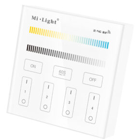 Milight 4-zone Dual White afstandsbediening paneel touch batterij