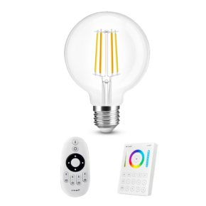Milight Dual White smart filament lamp 7W E27 fitting - G95 model - Met afstandsbediening