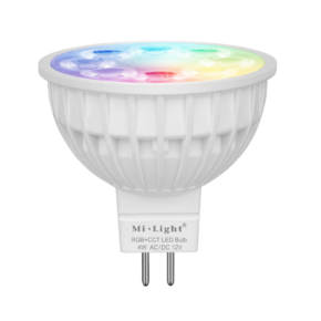 Milight led spot RGBWW 4 Watt MR16 fitting 12V