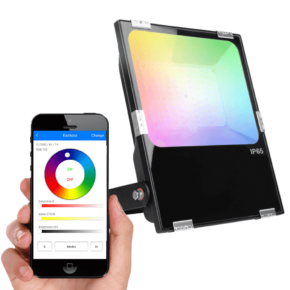 Milight RGBW led Schijnwerper/ bouwlamp 50 Watt IP65 met wifi module