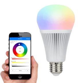 Milight RGBW Wifi Led lamp 9W E27 fitting met Wifi module