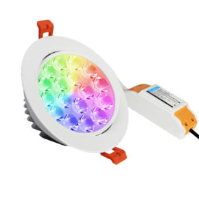 Milight RGBWW led inbouwspot downlight 9 Watt