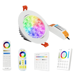 Milight RGBWW led inbouwspot set 9 Watt