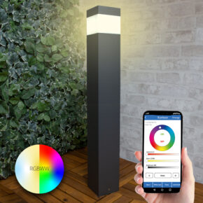 Moderne staande tuinlamp voor buiten met E27 Milight slimme verlichting led lamp