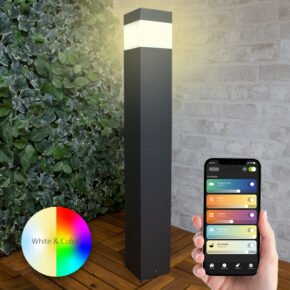 Moderne staande tuinlamp voor buiten met E27 Zigbee slimme verlichting led lamp