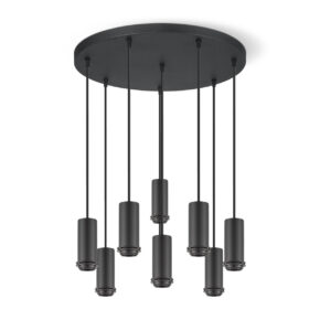 Home sweet home rond hanglamp pendel XXL 8L zwart