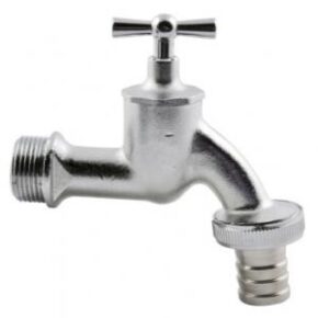 Chromen regenton kraan - 3/4"