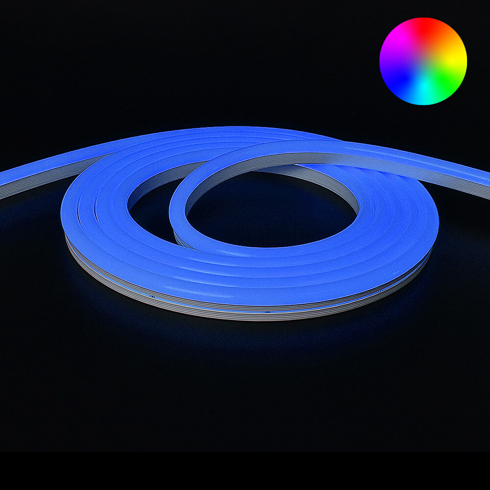 RGB Neon Led Flex maxi rond 7 meter - losse strip