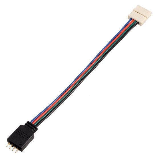 Dual White stekker met koppelstuk 15 cm kabel
