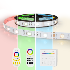 RGBW Basic led strip set met afstandsbediening 1 tot 10 meter