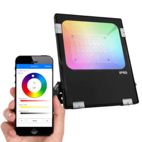 RGBW LED schijnwerper bouwlamp 20 Watt met Wifi bediening