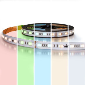 RGBWW premium led strip per meter inclusief controller en voeding 11-20 meter