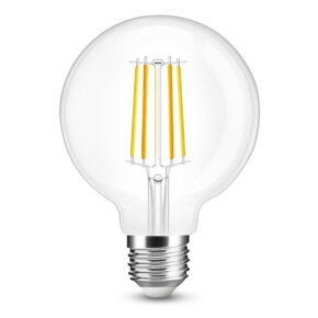Slimme filament LED lamp van Milight - Dual white 7W E27 fitting - G95 model