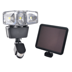Solar beveiligingslamp James III met bewegingsmelder en los paneel