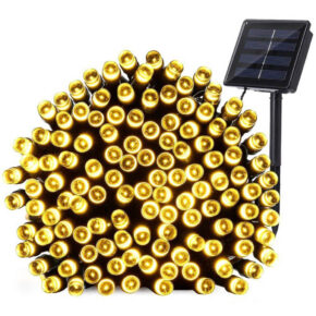 Solar kerstverlichting Holly - Solar feestverlichting met 200 leds - warm wit licht