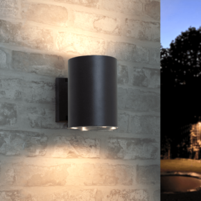 Solar LED wandlamp up downlight Sverre rond