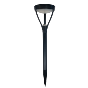 Solar priklamp Birdie zwart met warm wit licht