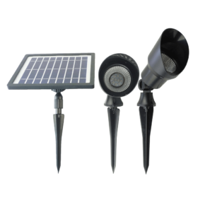Solar spot Heads complete set met twee spots en los solarpaneel