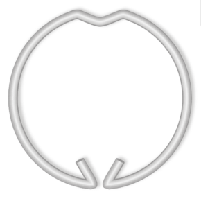 Home sweet home inbouwspot veerring set 8 st. - metaal