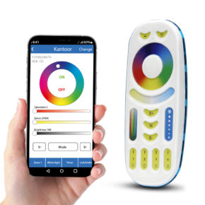 Touch RF 4-zone afstandsbediening RGBWW + WIFI - compleet