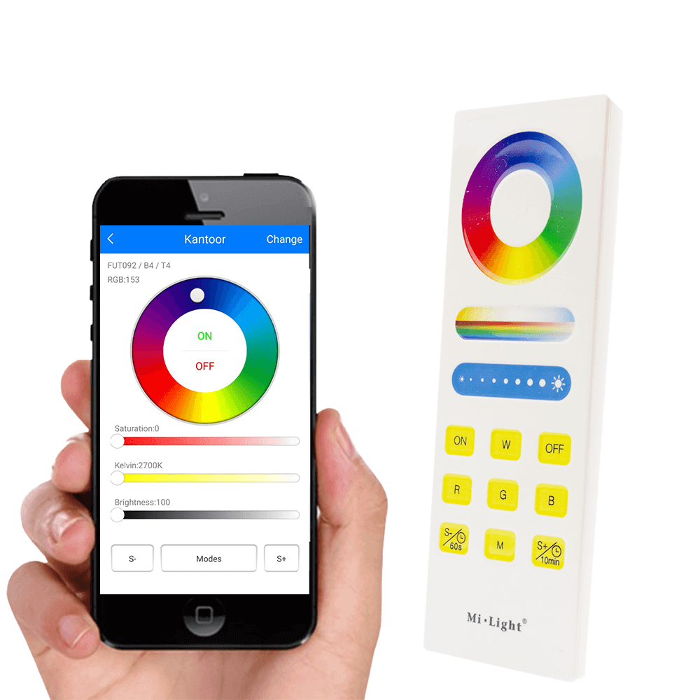 Touch RF afstandsbediening RGBWW + WIFI