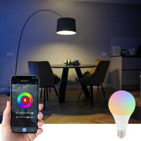 Tuya slimme led lamp 15 watt - E27 fitting - RGBWW Multicolor en Wit