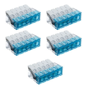 Wago connector 5-weg lasklem set 5 stuks
